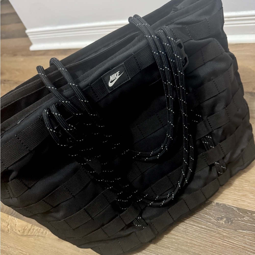 Nike Black Woven Tote Bag